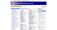 Desktop Screenshot of americarealestatedirectory.com