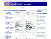 Tablet Screenshot of americarealestatedirectory.com